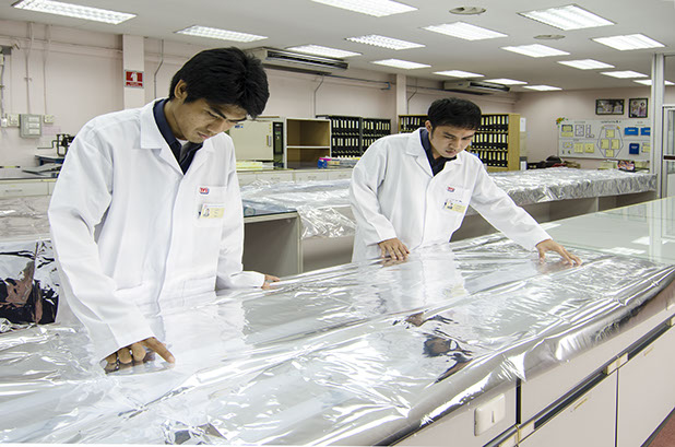 Film inspection in the factory