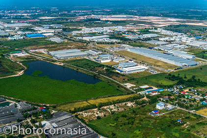 Port of Laem Chabang, Thailand Aerial photography of Port of Laem Chabang, Thailand