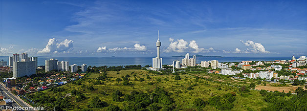 Grande Caribbean Condominium in Pathaya 360° Panorama, Thailand