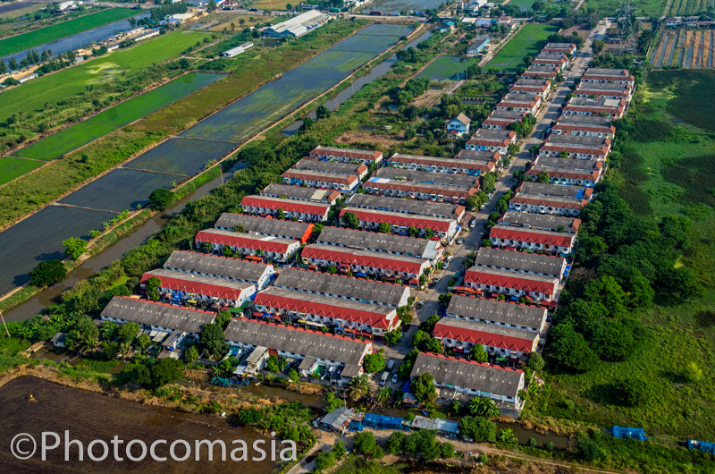 Laem Chaabang Port photo from the air,Thailand