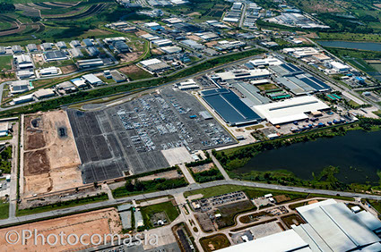 Port of Laem Chabang, Thailand Aerial photography of Port of Laem Chabang, Thailand