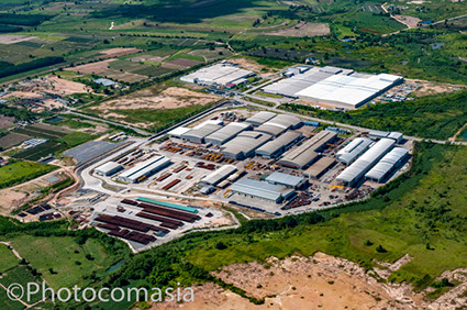 Port of Laem Chabang, Thailand Aerial photography of Port of Laem Chabang, Thailand