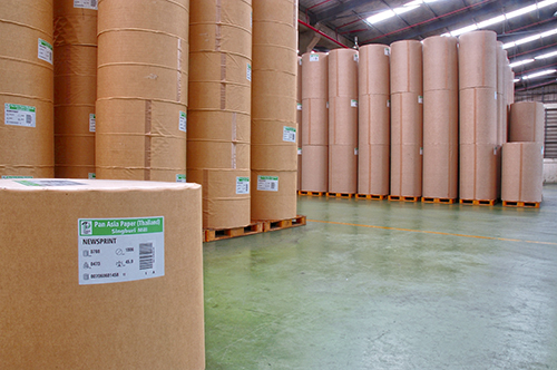 Paper factory storage In Thailand
