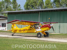 Photography using small Two seats Airplane