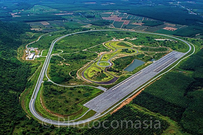 Yokohama tire testing race track Rayong, Thailand