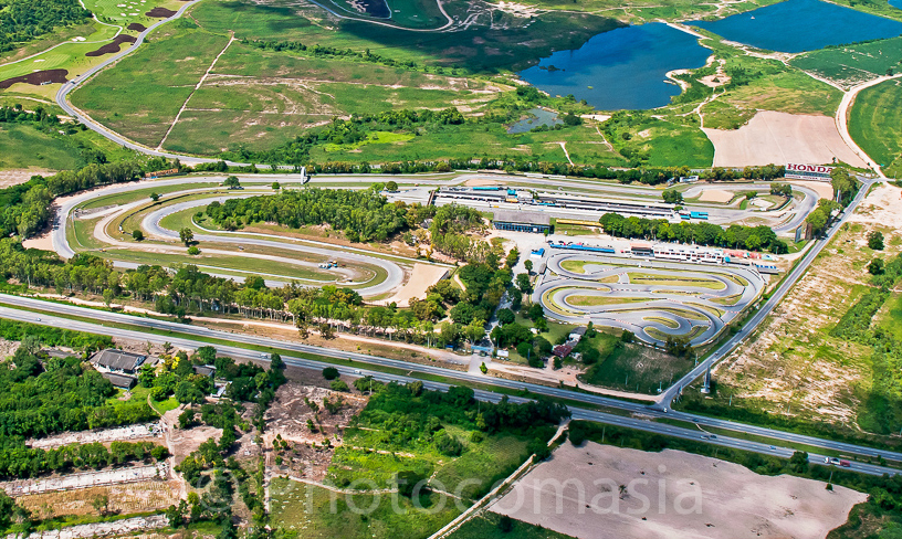 Honda Race track in Pathaya, Thailand
